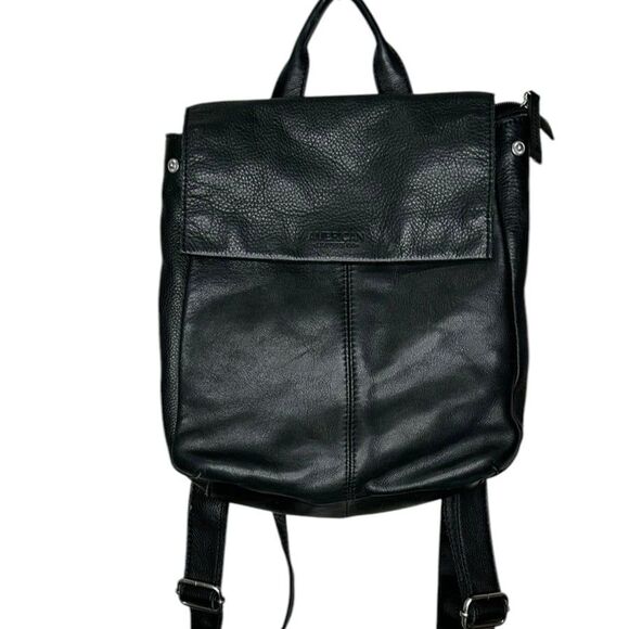 American Leather Co Liberty Backpack, Black Smooth